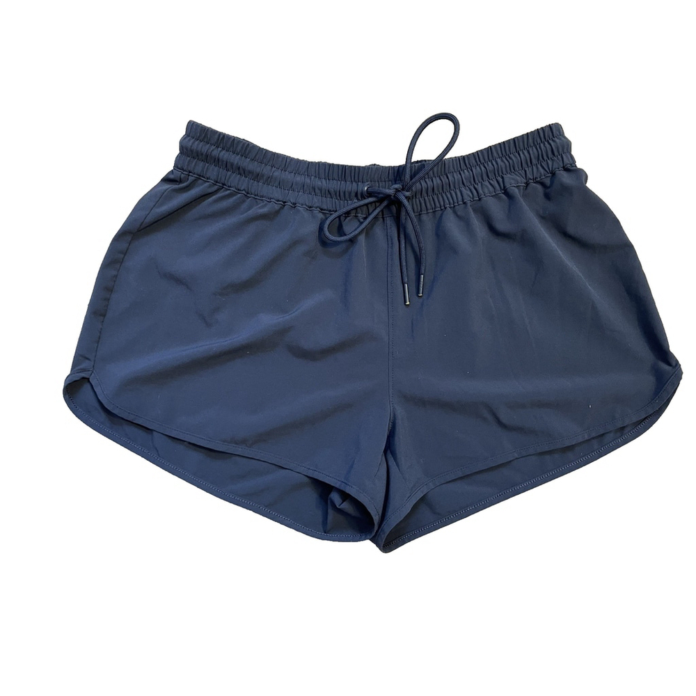 Aritzia TNAction Navy Blue Drawstring Activewear Shorts Women's Sz Small